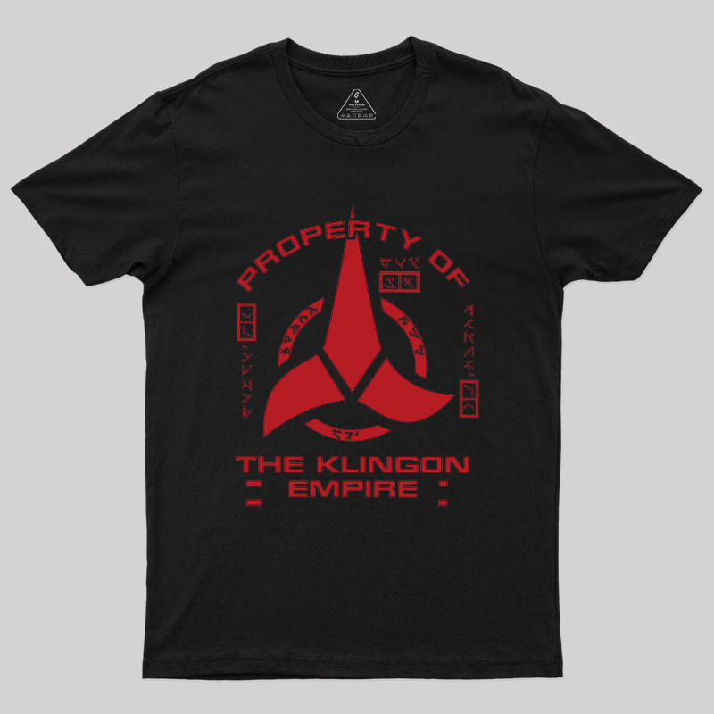 Discovery Property Of Klingon Empire Geek T-Shirt