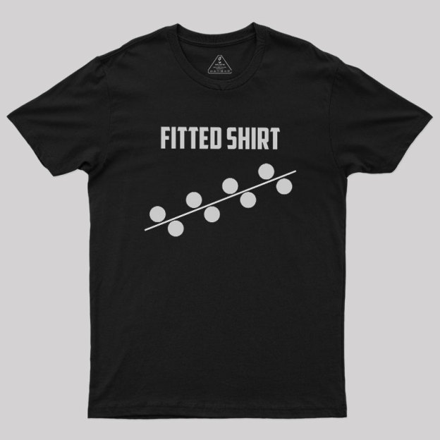 Machine Learning Fitted Shirt Geek T-Shirt