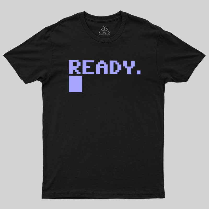 Commodore C64 Ready Geek T-Shirt