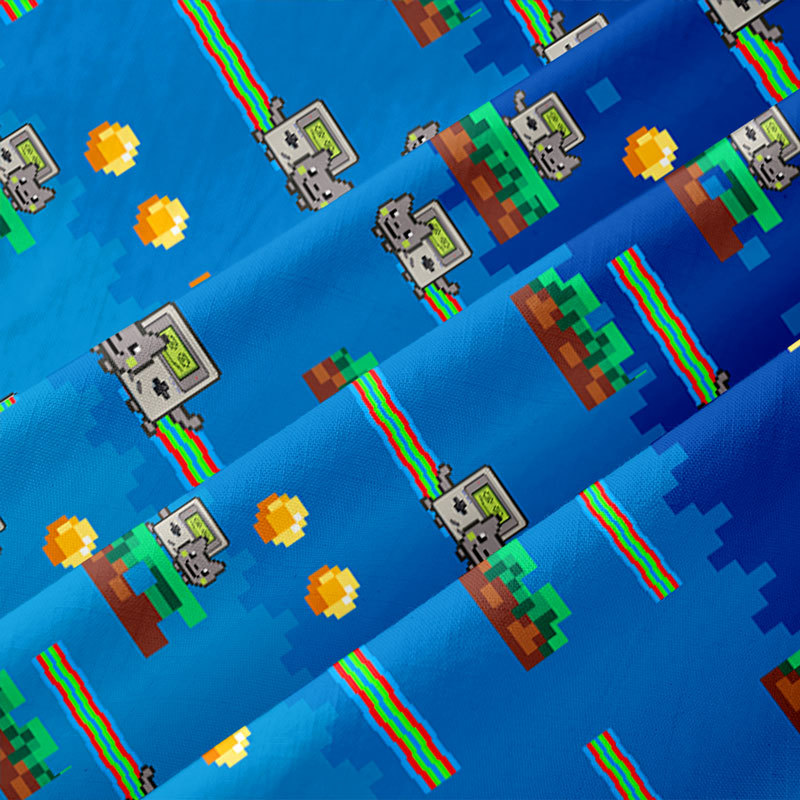 Nyan Cat Button Up Pocket Shirt