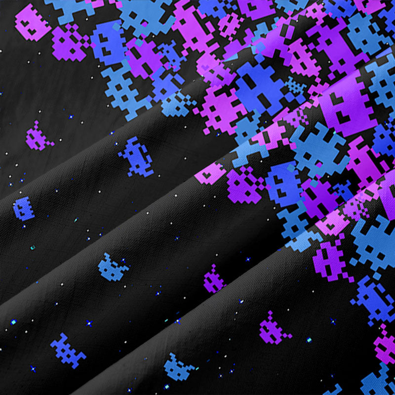 Space Pixels Button Up Pocket Shirt