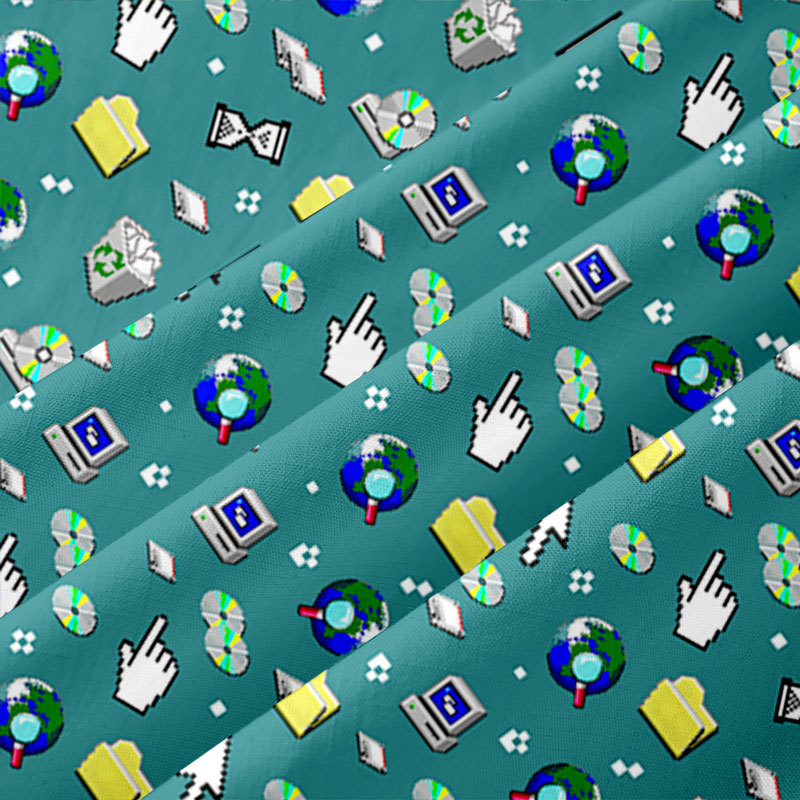 Retro Bytes Button Up Pocket Shirt