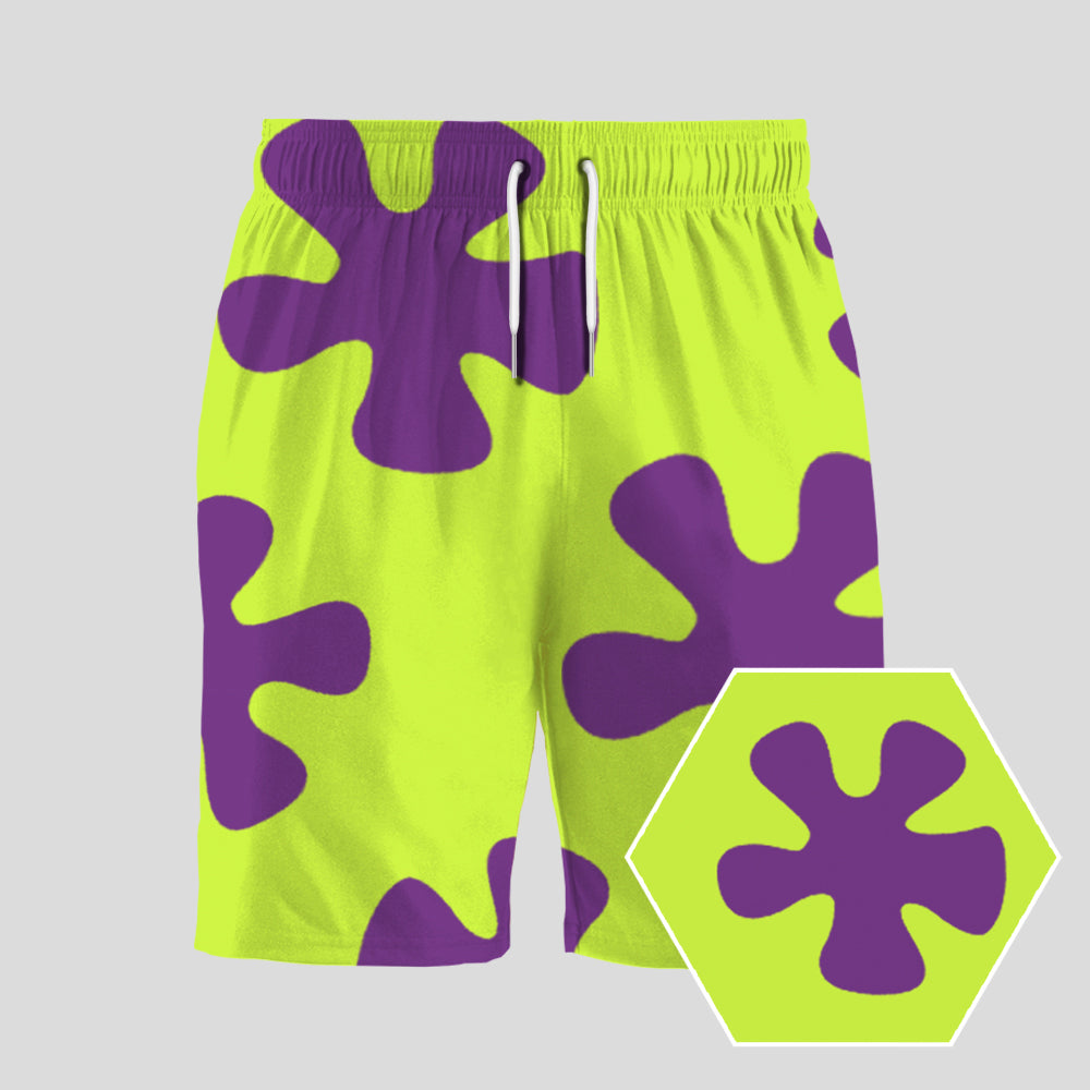 Bikini Bottom Starfish Endorsement Geeky Drawstring Shorts