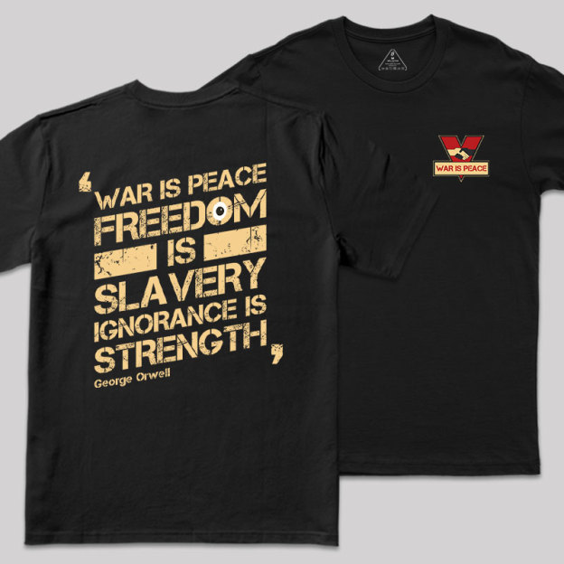 Echoes of Dystopia Front and Back Printed Geek T-Shirt