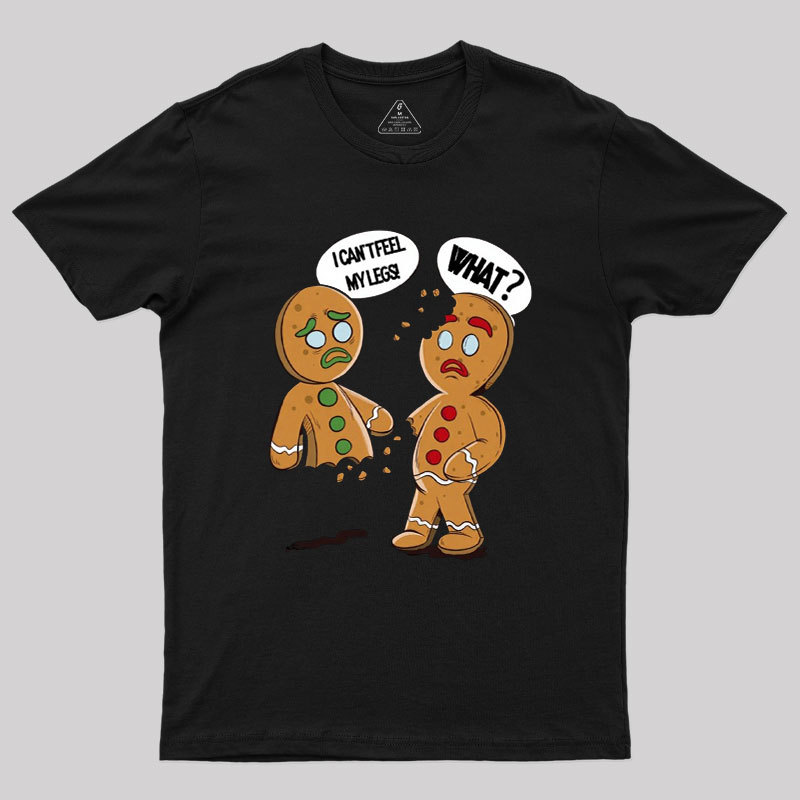 Funny Gingerbread Christmas Geek T-Shirt