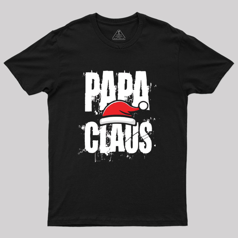 Santa Hat Papa Claus Geek T-Shirt