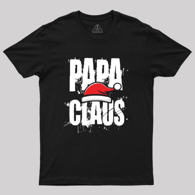 Santa Hat Papa Claus Geek T-Shirt