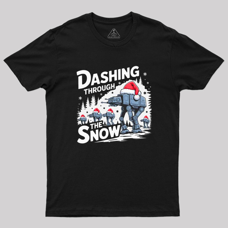 Dashing Through The Snow Geek T-Shirt