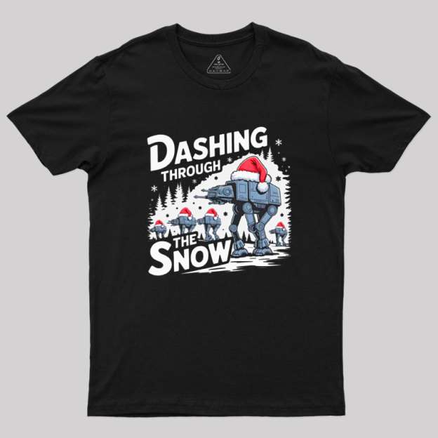 Dashing Through The Snow Geek T-Shirt
