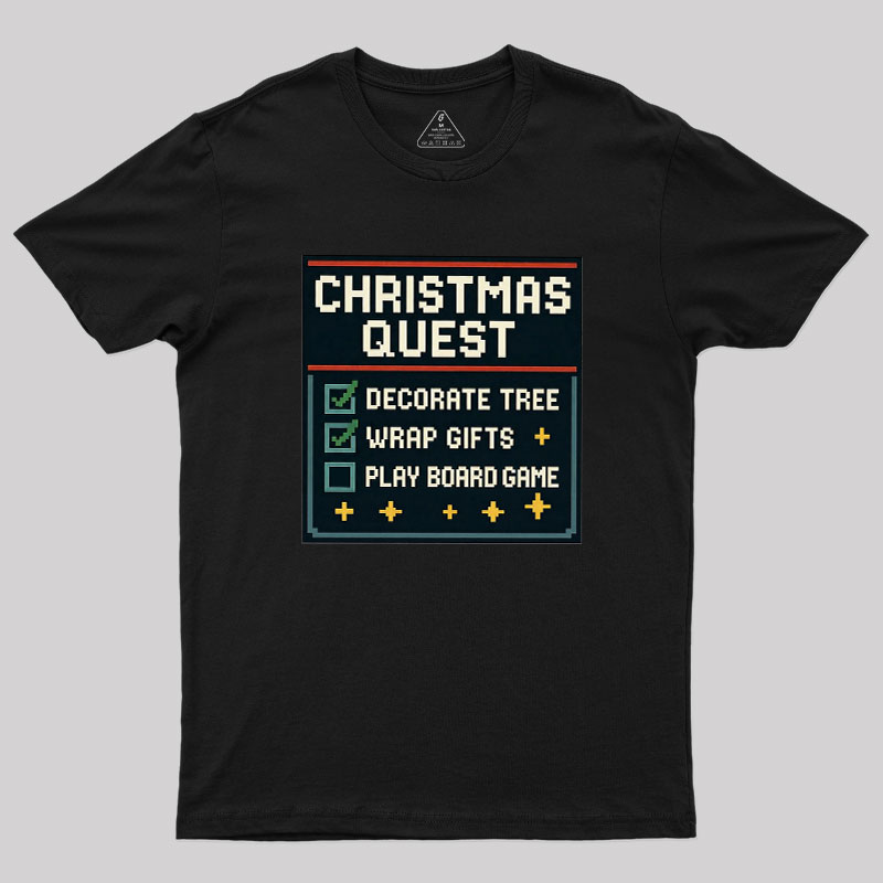 Christmas Quest Geek T-Shirt