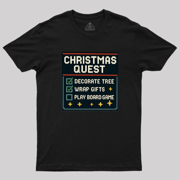 Christmas Quest Geek T-Shirt