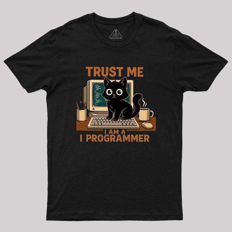 Programmer Cat Geek T-Shirt