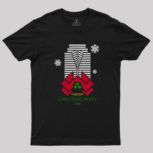 Nakatomi Christmas Party Geek T-Shirt
