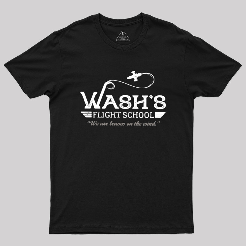 Wash's Flight School Geek T-Shirt