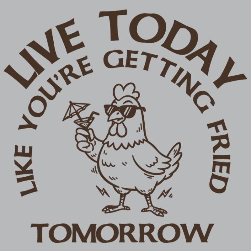 Fried Chicken Philosophy Geek T-Shirt