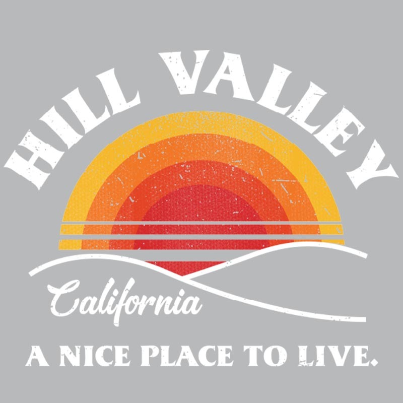 Hill Valley Sunset Geek T-Shirt