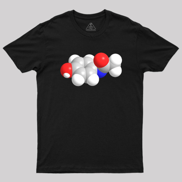 Tylenol Molecule Chemistry Geek T-Shirt