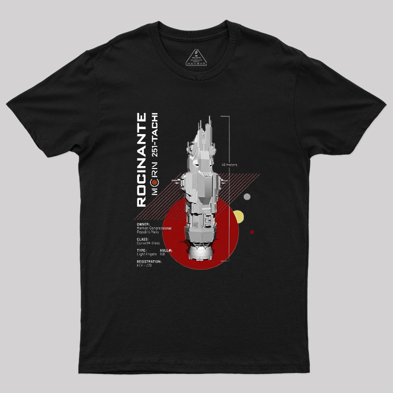 The Expanse Rocinante Ship Geek T-Shirt