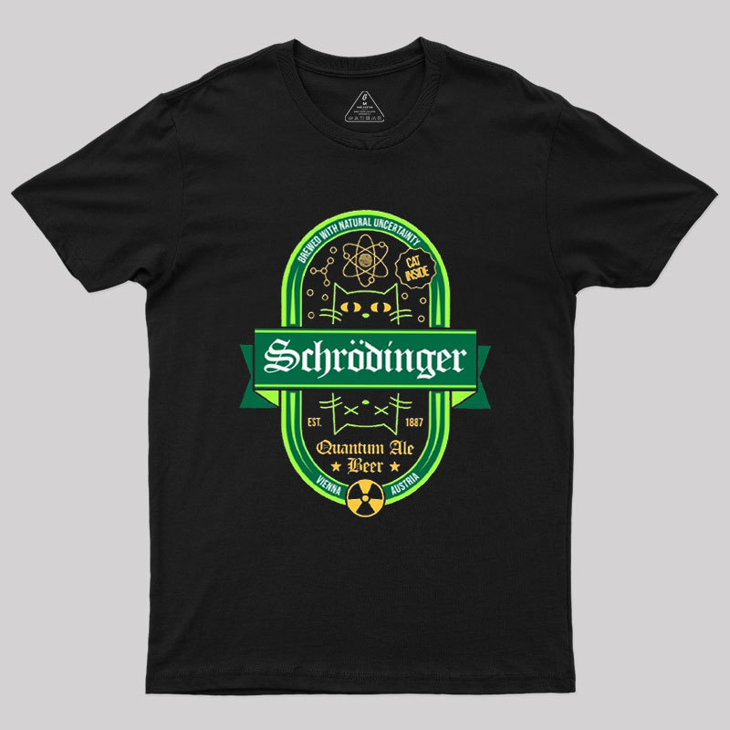 Schrodinger Quantum Ale Beer Geek T-Shirt