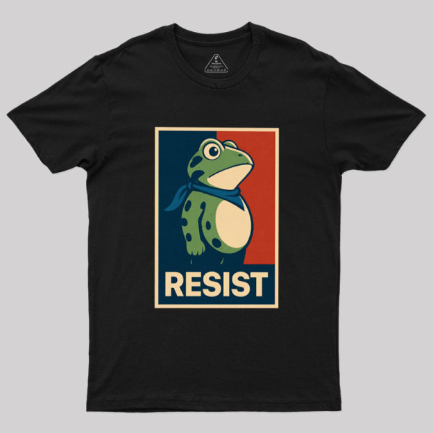Frog Protest Geek T-Shirt
