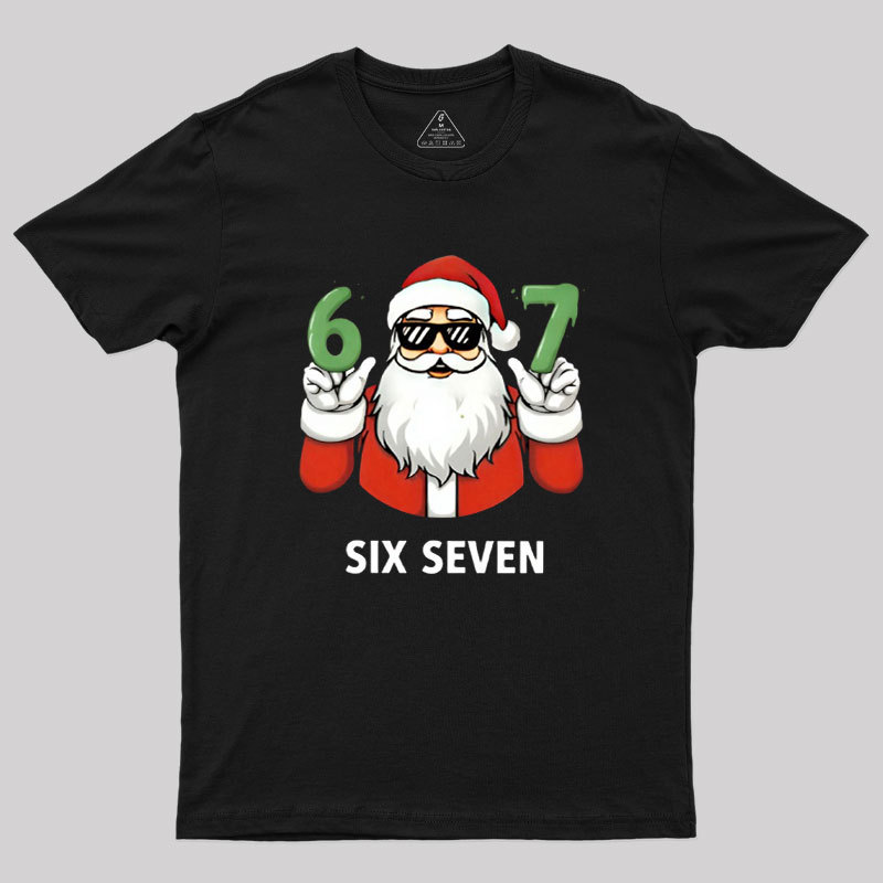 Santa 67 Christmas Geek T-Shirt