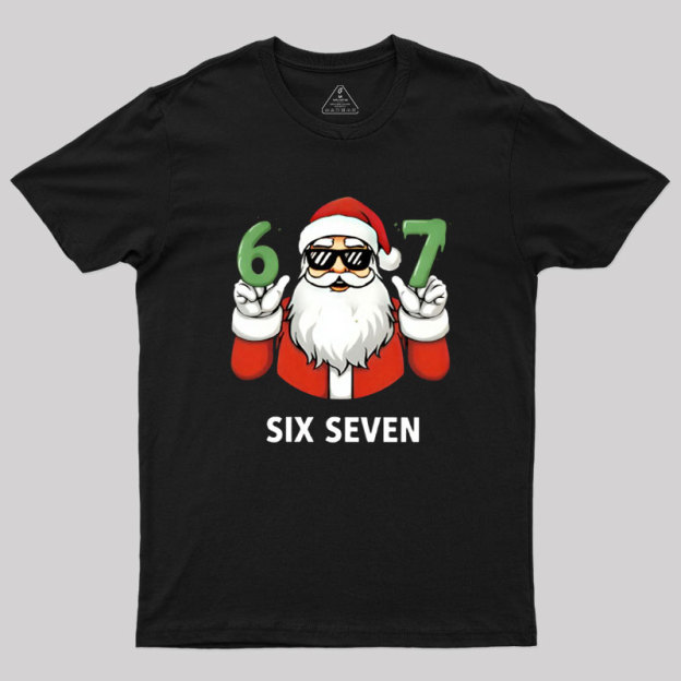 Santa 67 Christmas Geek T-Shirt