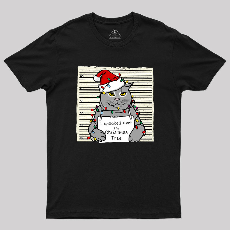 Christmas Cat Geek T-Shirt
