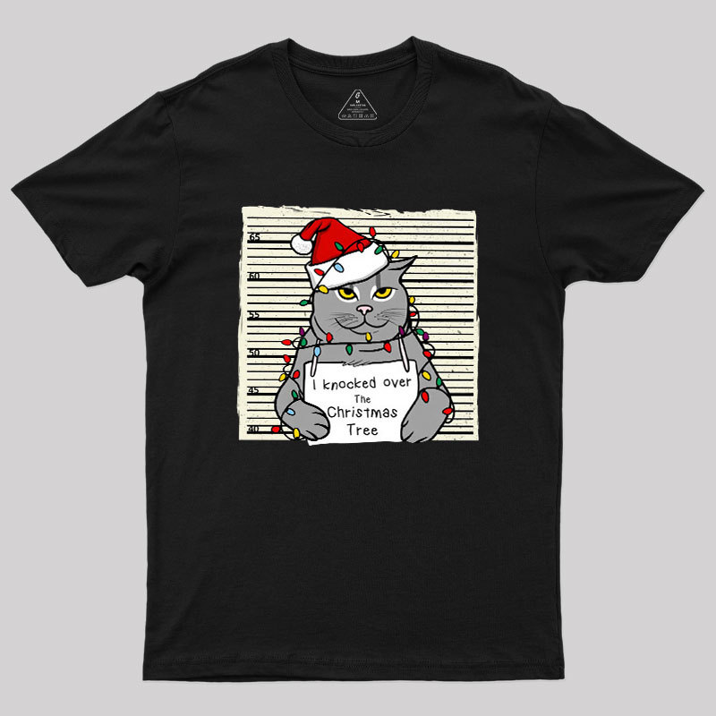 Christmas Cat Geek T-Shirt