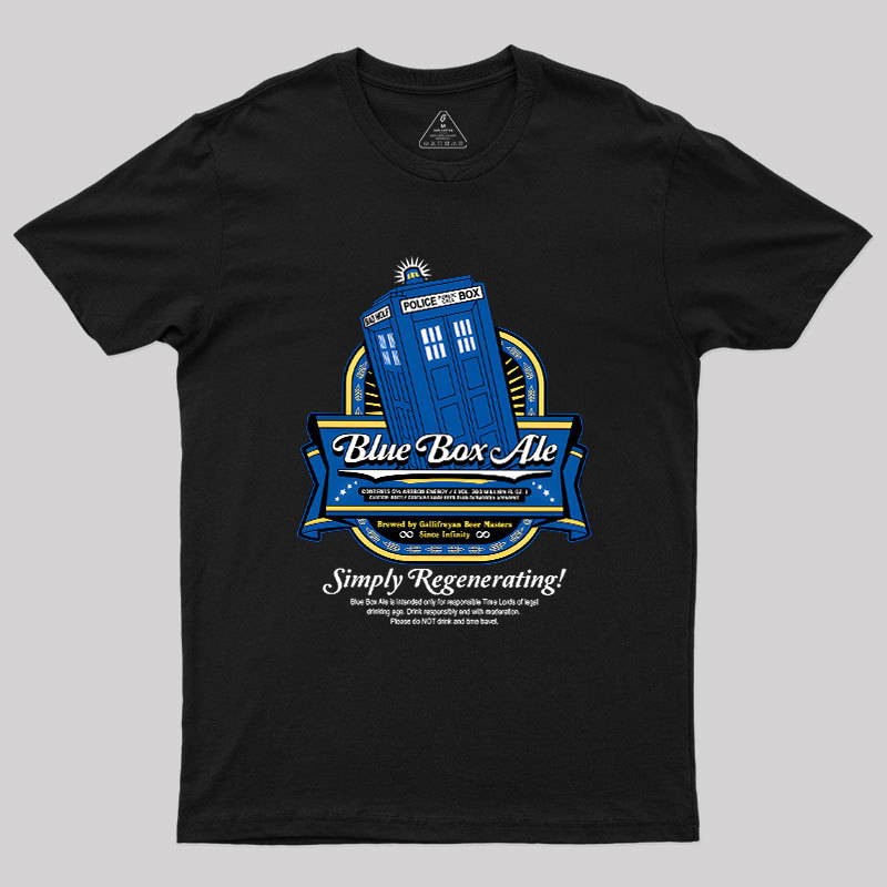 Blue Box Ale Geek T-Shirt