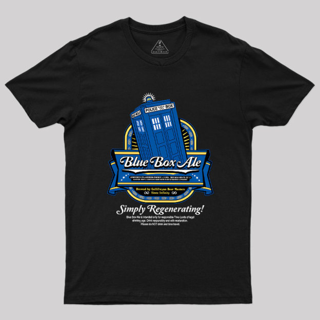 Blue Box Ale Geek T-Shirt