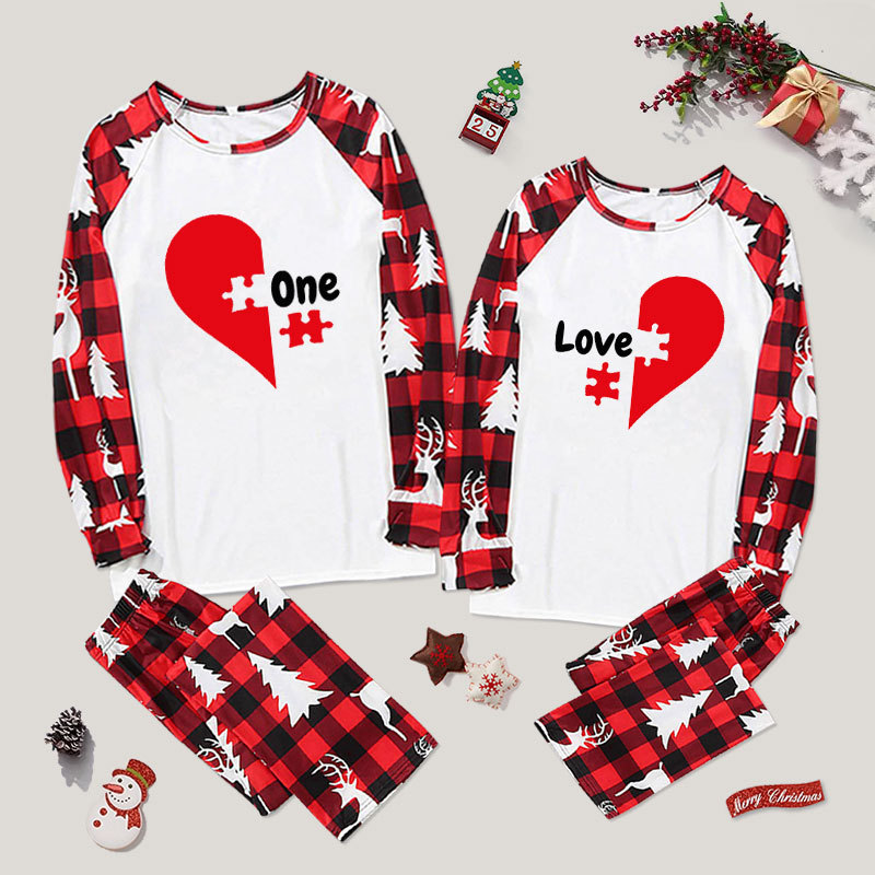 One Love Couple Pajama Sets