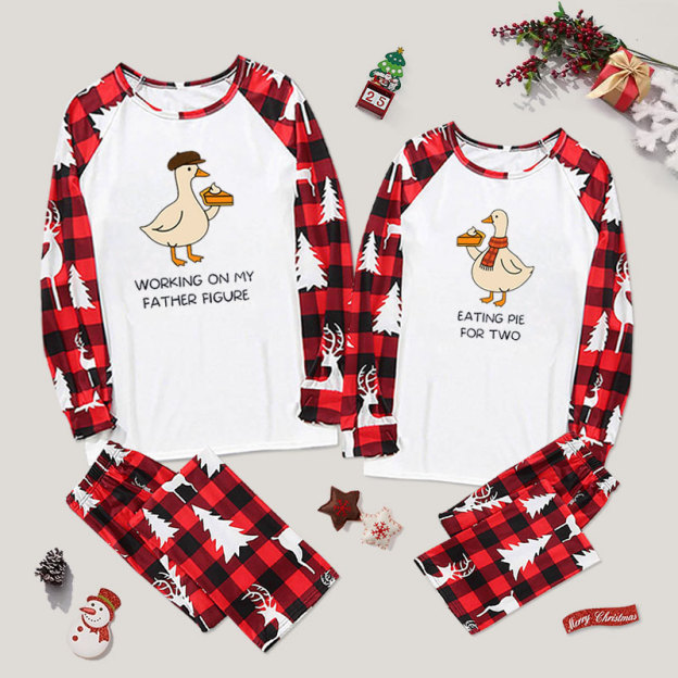 Funny Goose Matching Couple Pajama Sets