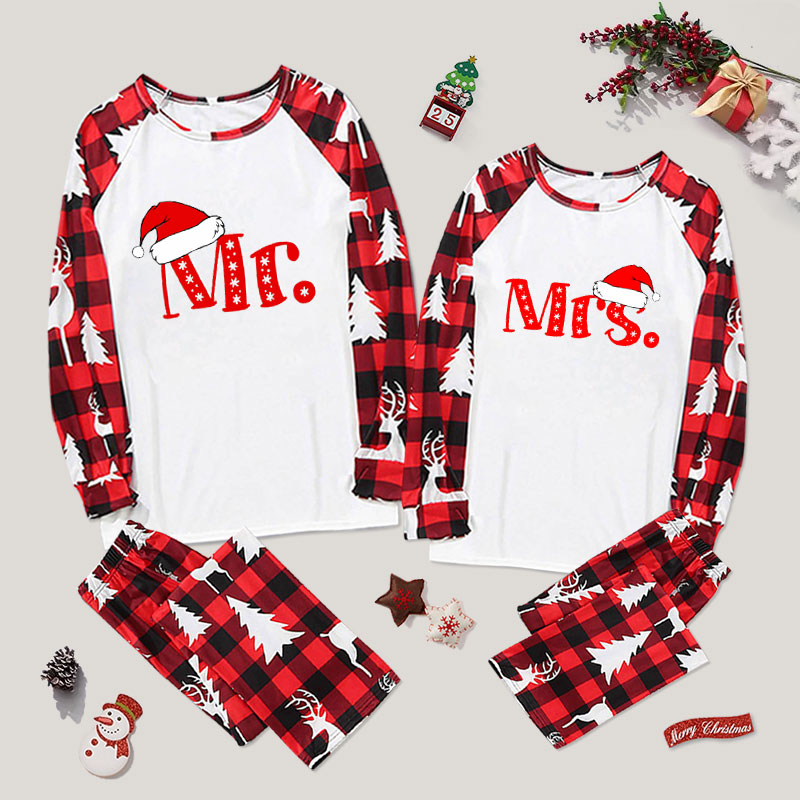 Couple "Mr" Claus Couple Pajama Sets
