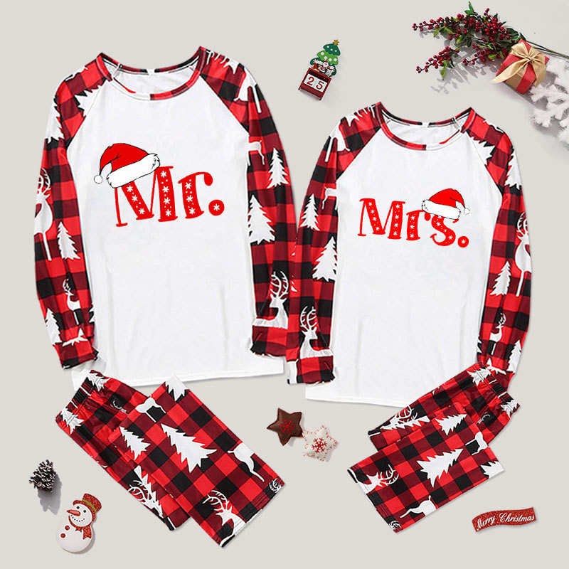 Couple "Mr" Claus Couple Pajama Sets