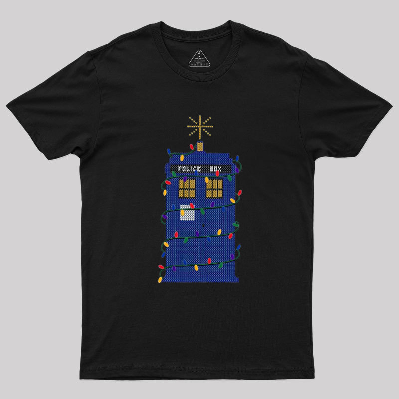 Happy Christmas from the Tardis Geek T-Shirt
