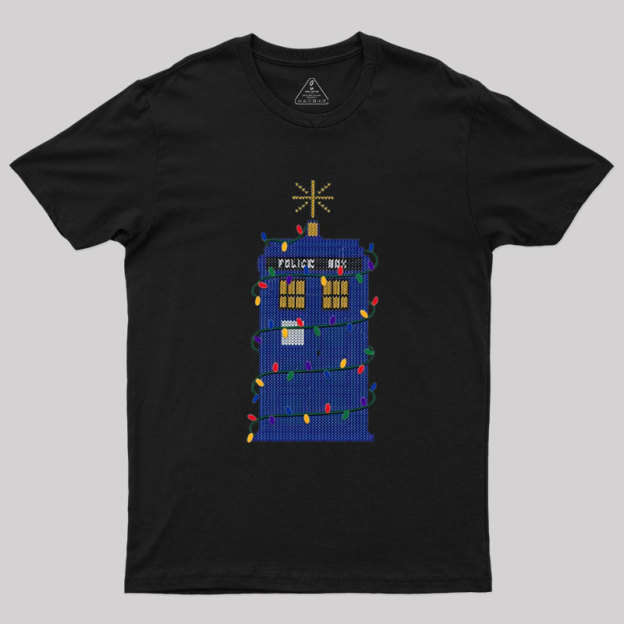 Happy Christmas from the Tardis Geek T-Shirt