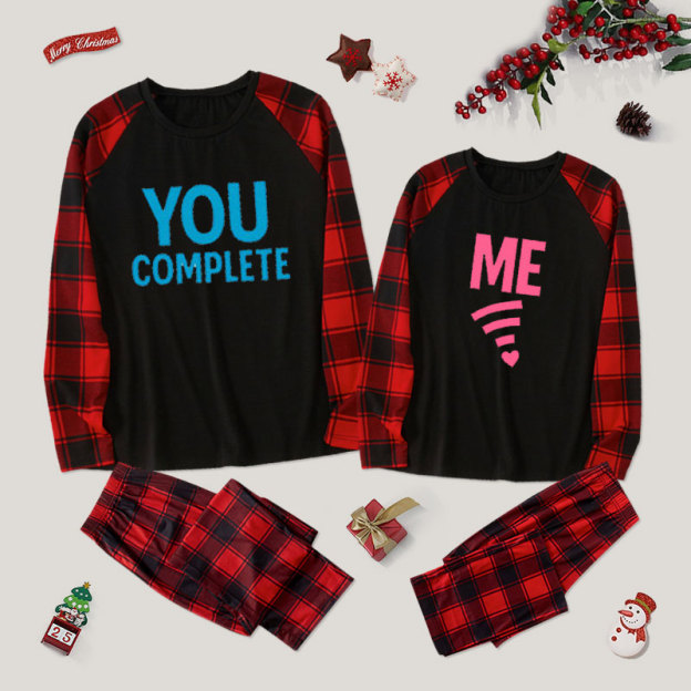 You Complete Me Couple Pajama Sets