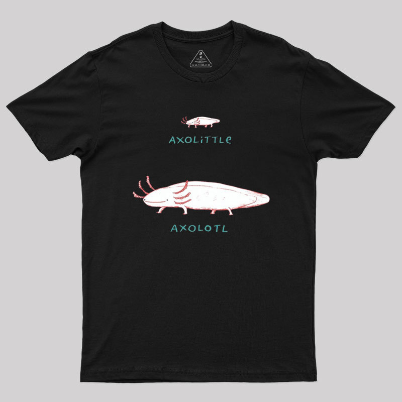 Geeksoutfit Axolittle Axolotl Geek T-Shirt for Sale