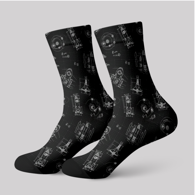 Aerospace Science Men's Socks