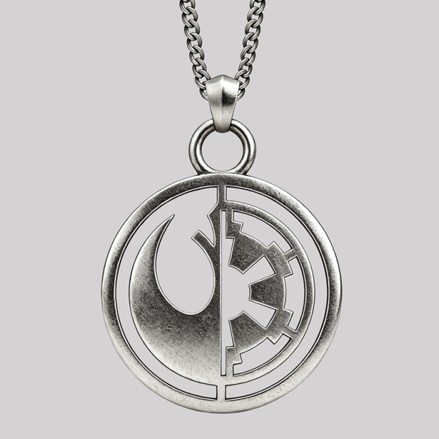 Balance of Forces Geek Sculptural Necklace