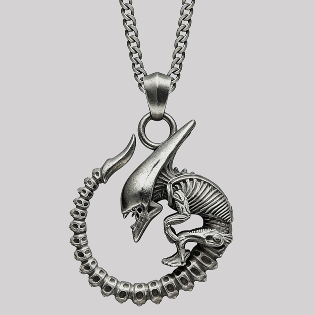 Alien Geek Sculptural Necklace