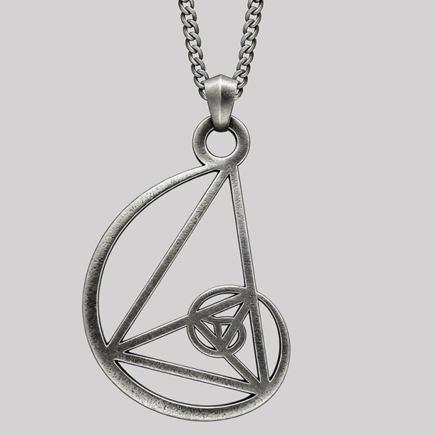 Spiral of Eternity Geek Sculptural Necklace