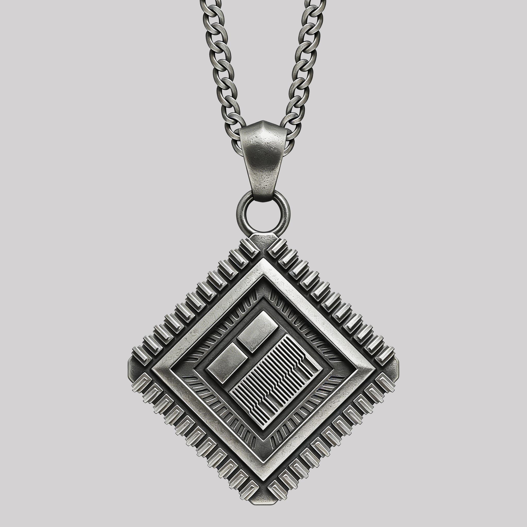 Silicon Core Geek Sculptural Necklace
