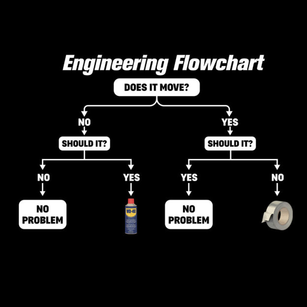 Engineer's Problem-Solving Guide Geek T-Shirt