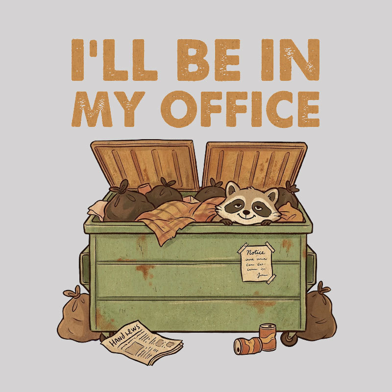 Dumpster Office Geek T-Shirt