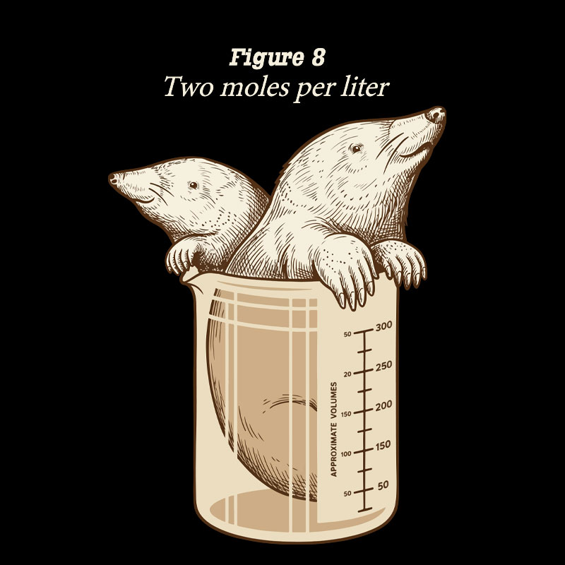 Mole Per Liter Geek T-Shirt
