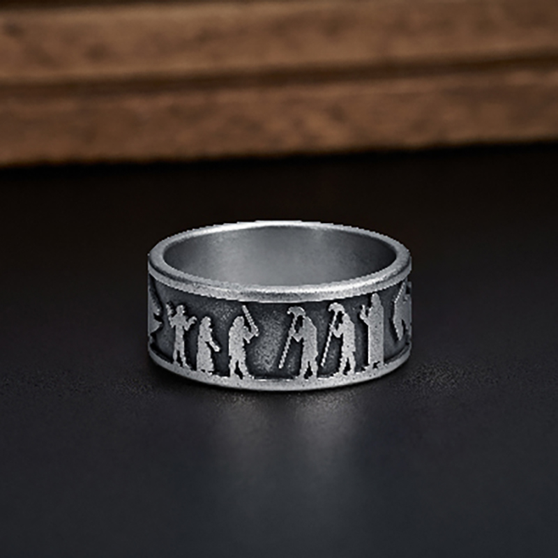Epic Journey Geek Silver Band Ring