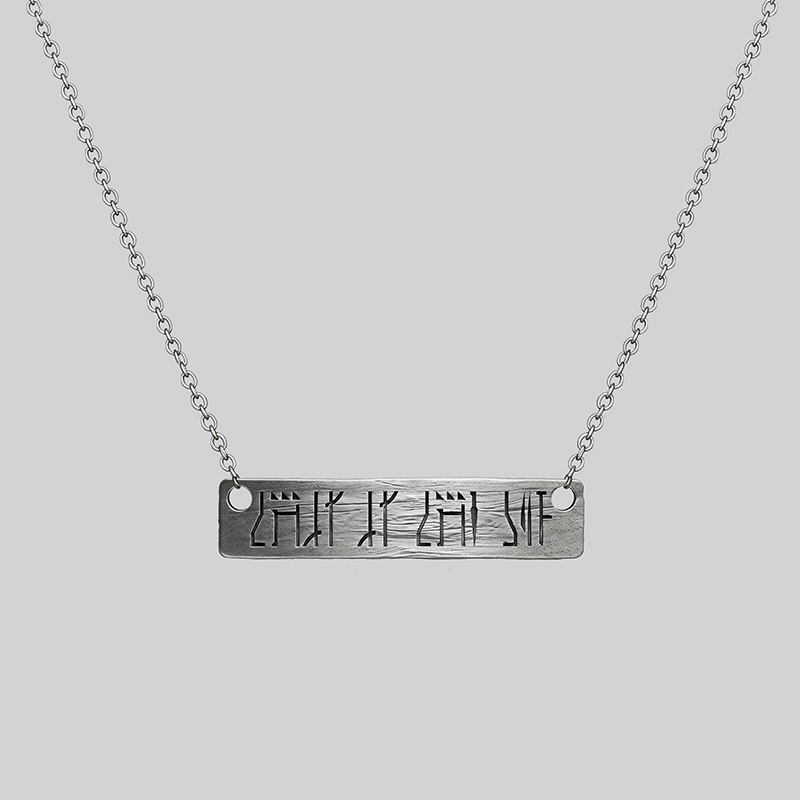 Geeksoutfit Silicon Core Geek Sculptural Necklace for Sale