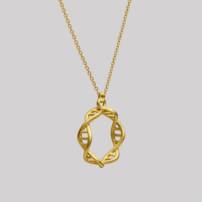Life Strand Loop Geek Sculptural Necklace