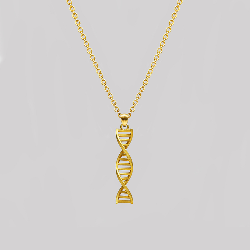 Endless Helix Geek Sculptural Necklace